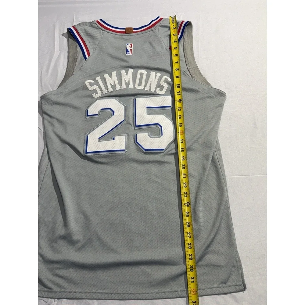 Ben‎ Simmons Nike Sixers City Edition Swingman Jersey Size 50 TALL Men's - Picture 8 of 8